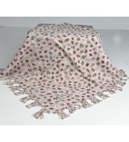 Sökme Boncuklu Tülbent 06432 (Pudra)