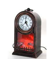 Led Işıklı Saatli Şömine Aalk2509