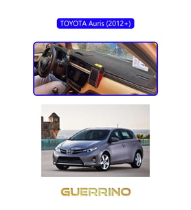 TOYOTA Auris (2012-2013)TORPİDO KORUMA HALISI MAVİ KENAR