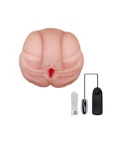 Lifelike 2 İşlevli Titreşimli Suni Vajinal ve anl Masturbatör