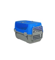 Pribor Hz-105 Kedi Köpek Evcil Hayvan Taşıma Çantası Box Büyük Boy Çok Fonksiyonlu Mavi Gri (Gri - Mavi)
