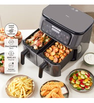 Karaca Air Pro Cook Duo Tandır XXXL Airfryer Space Gray Black 8L