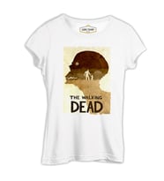 The Walking Dead Beyaz Kadın Tshirt