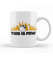 This Is Fine 02 Kupa Bardak Porselen