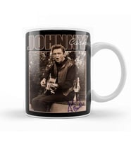 Johnny Cash Retro Cash Kupa Bardak Porselen