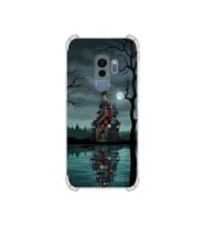 PrintiFy Samsung Galaxy S9plus ile Uyumlu Simya Serisi Gölge Ve Cam Tasarımlı Uv Baskılı Köşe Korumalı Antişok Kılıf