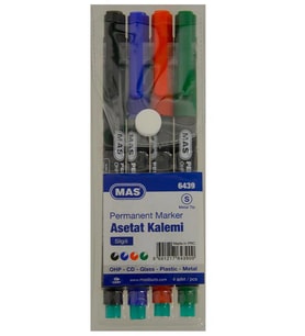 Mas Asetat Kalemi S Boy 4 Lü 6438
