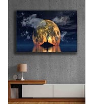 Koç stüdyo Modern tasarım kanvas tablo 50x70 (Çok Renkli)