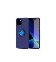 Apple iPhone 12 Pro Uyumlu Kılıf Zore Ravel Silikon Kapak (Mavi)