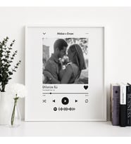 ElyNowa Kişiye Özel Spotify Anı Çerçevesi (20x20cm)
