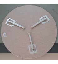 GÜMÜŞLER 70 cm METAL AYAKLI SOFRA