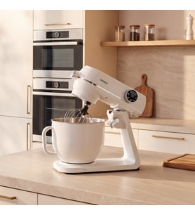 Karaca Multichef Artisan Renkli Hazneli Digital Ekran Tam Döküm Hamur Yoğurma Makinesi Cream 7L