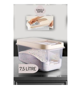 TransForMacion Reagan Tablet ve Deterjan Saklama Kutusu 7.5 lt KREM 717735