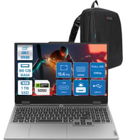 Lenovo Loq 15IRX10 Intel® Core I7-13700HX 80GB Ddr5 1tb SSD 15.6" 8GB/RTX5050 100W (1920X1080) IPS 300NITS 144Hz, G-Sync® Freedos Gaming BILG.83JE00KMTRF23+ZETTAÇANTA