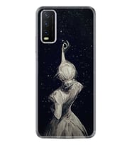 Vivo Y70 Kılıf Desenli Silikon Star Woman 1332