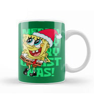 SpongeBob Christmas Süngerbob Kupa Bardak Porselen