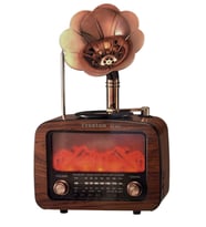Şömineli Gramofonlu Radyo RT-651