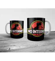 Pixxa No Internet Jurassic Park Browser Tarayıcı Kupa Bardak  