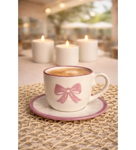 Fiyonk Çay/Kahve Fincanı (Pembe)
