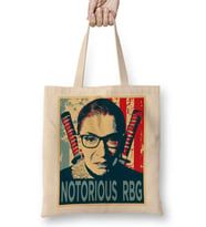 Notorious RBG US Supreme Court Justice Bez Çanta Uzun Saplı