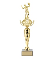 ODAK KUPA - Figürlü Kupalar - Voleybol Kadın Figürlü Kupalar FG-076 B - 51 cm