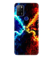 Omix X300 X500 X400 X600 X700 Kılıf Desemli Silikon Red Blue Leon 1714
