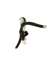 Pelüş Maymun  Sevimli Sarılan Maymun Koyu Kahverengi 50 Cm