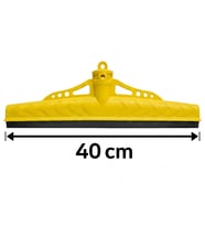 Mulpex Çekpas 40 cm Vidalı Sap Uyumlu Yersil Çekçek Yer Çekçeği Zemin Temizlik Aparatı - Sarı