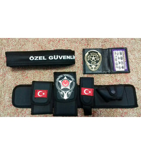 ÖZEL GÜVENLİK TESİSAT BEL KILIFI(+)ÖZEL GÜVENLİK ROZETLİ CÜZDANI(+)ÖZEL GÜVENLİK PALASKASI (3-AD) URUN,SATINAL,SIVILE SATILMAZ.