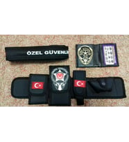 ÖZEL GÜVENLİK TESİSAT BEL KILIFI(+)ÖZEL GÜVENLİK ROZETLİ CÜZDANI(+)ÖZEL GÜVENLİK PALASKASI (3-AD) URUN,SATINAL,SIVILE SATILMAZ.