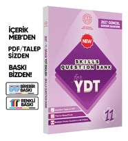 2027 YDT MEBİ İngilizce 11.Sınıf Skills Question Bank (Beceri Temelli Soru Bankası) BASKI ÜCRETİ