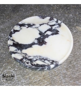 Sipahi Marble Leylak Mermer Sunumluk Tepsi