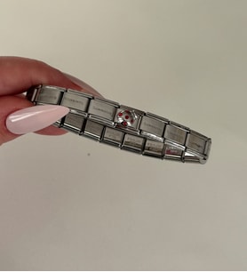 Gümüş Uğur Böceği İtalyan Charm Bileklik