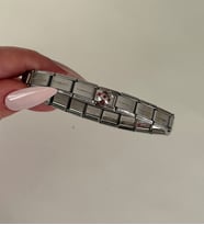 Gümüş Uğur Böceği İtalyan Charm Bileklik