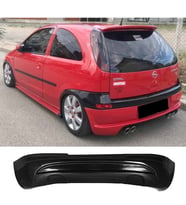 Opel Corsa C Arka Ek Difüzör Siyah Plastik 2000 2001 2002 2003 Arka-difizör-bodykit-ek-karlık