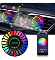 Araç İçi Koku Hazneli RGB Sese Duyarlı LED Işık