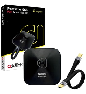 Addlink P30 1TB 4000-3600 MB/s USB 4.0 (40Gbps) Type-C Portable Taşınabilir SSD AD1TBP30B4K