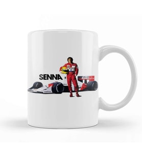 Senna F1 Legend Kupa Bardak Porselen