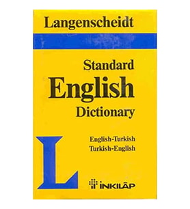 Langenscheid Standard English Dictionary English-Turkish Turkish-English (Ciltli) (Çok Renkli)