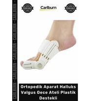 Özel Üretim Ayak Baş Parmak Düzeltici Ortopedik Aparat Halluks Valgus Gece Ateli Plastik Destekli