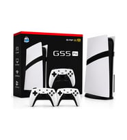 HADRON GS5 PRO Retro Oyun Konsolu HDMI Çift GamePad Seti 128 GB Hafıza Kartlı Beyaz