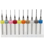 0.6mm-1.5mm PCB Mini CNCMatkap Ucu Seti-10 Adet