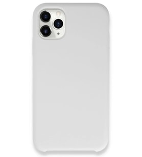 Newface Apple iPhone 11 Pro Max Kılıf Lansman Legant Silikon - Beyaz