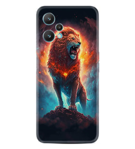 Realme 9 Pro Kılıf Boutique Baskılı Resimli Arslan Pcode -062