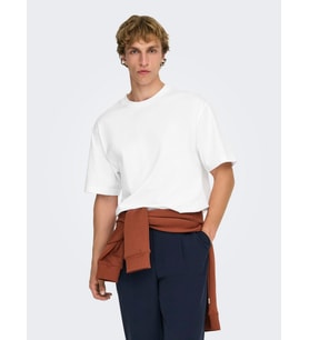 ONSFRED LIFE RLX SS TEE NOOS Bright White