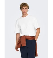 ONSFRED LIFE RLX SS TEE NOOS Bright White
