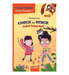 Kıvırcık ile Pıtırcık 1. Kitap Sağım Solum Kedi - Küçük Yıldızlar