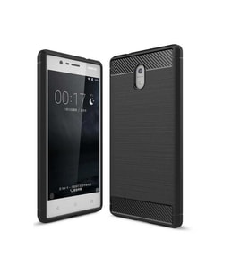Nokia 3 Uyumlu Kılıf Zore Room Silikon Kapak (Siyah)