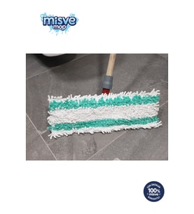 Mikrofiber Yedek Paspas 40 cm, Yeşil, Pratik ve Temizleme Kolaylığı