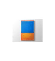 Mark Rothko - Blue Orange Tablo 40 X 60 cm